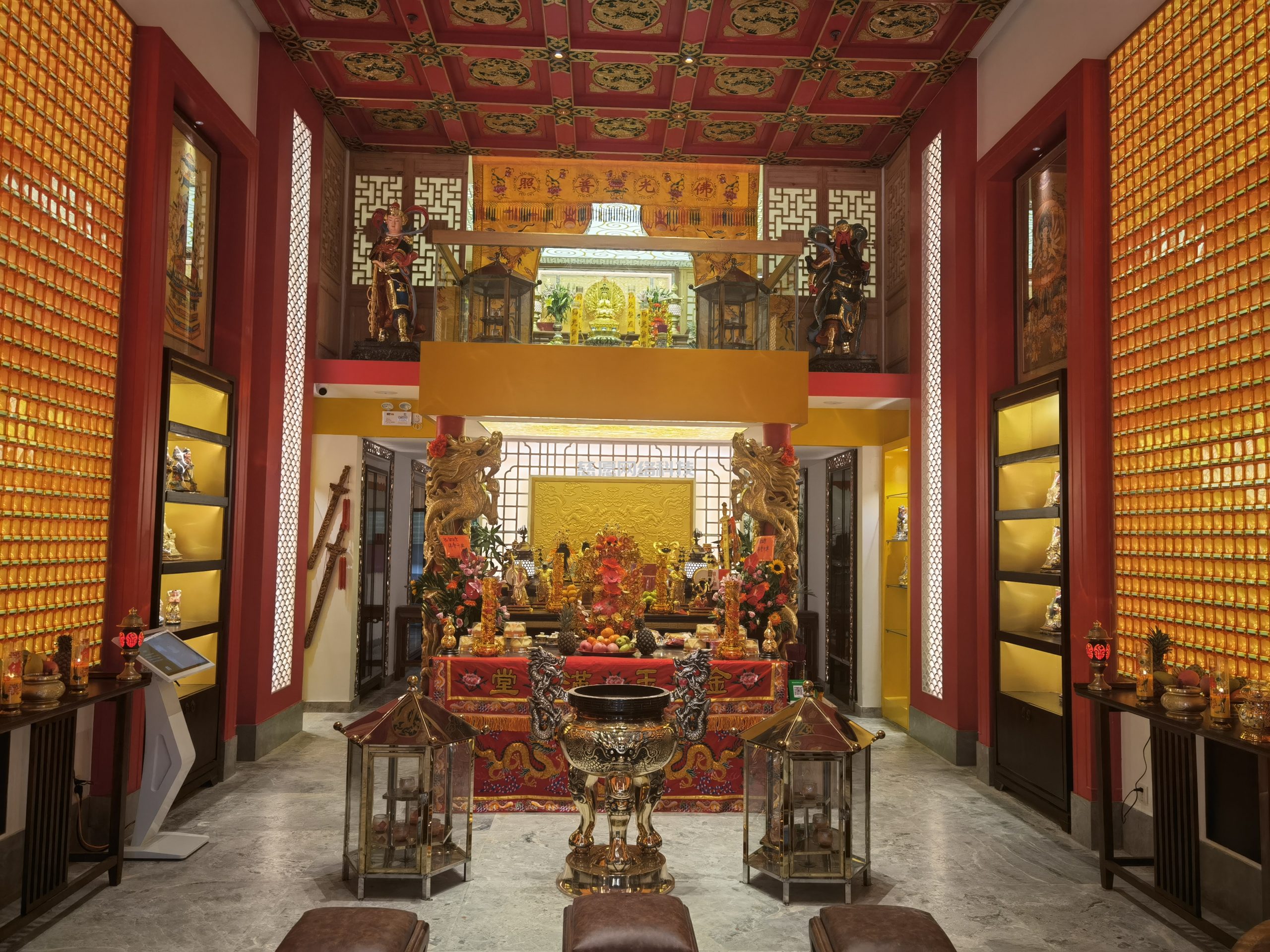 財神殿萬佛墻|上下兩層僅100平，萬神駐蹕，氣勢恢宏！